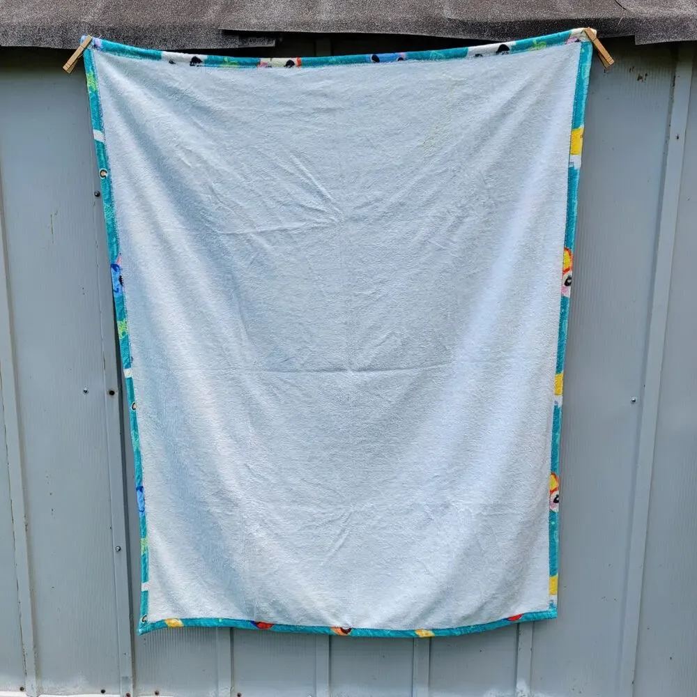 Nintendo Animal Crossing Teal Character Throw - 50